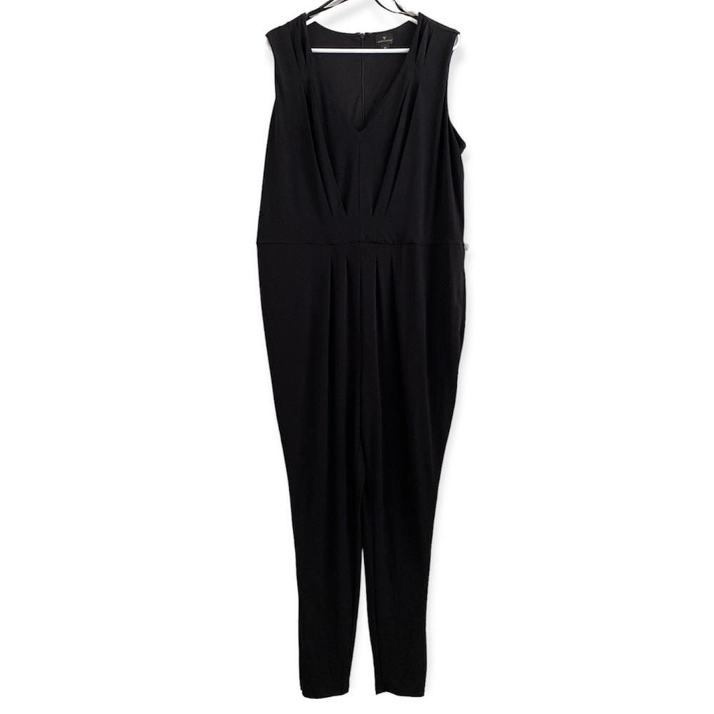 Worthington black sleeveless one piece jumper